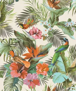 Vasari Paradise Birds Multi Wallpaper