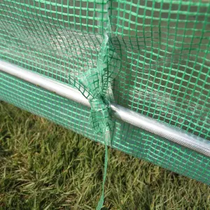 Polytunnel Greenhouse -  4m x 2m with Racking