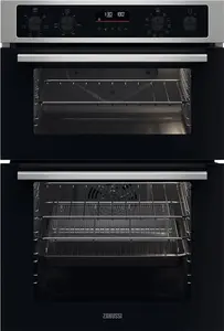 Zanussi ZKCNA7XN Series 40 Built-In Double Oven - Stainless Steel