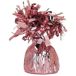 Unique Party Foil Tel Balloon Weight (Pack of 12) Pink (One Size)