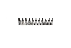 Laser Tools 6068 11pc Tamperproof Torx/Star Bit Set 3/8" Drive