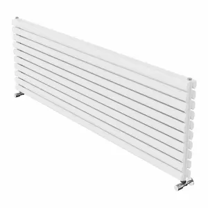 Right Radiators 1800x590 mm Horizontal Vertical Oval Column Radiator Double Panel Rads White