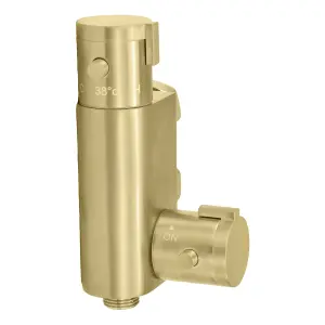 Douche Bidet Shattaf Muslim Shower Spray Thermostatic Valve - Brushed Brass