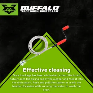 Buffalo Pipe and Drain Cleaning and Unblocking Coil 1.5mtr