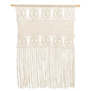 Fabric Wall Hanging LAHRI Cotton Beige