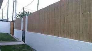 Abaseen 1.5mx4m Willow Bulrush Natural Screen Garden Fence