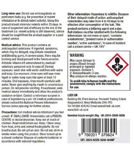 Rat & Mouse Poisoning Blocks Max Strength Bait Blocks Single Feed Rodent Killer Block Fast Acting All Weather Sapphire BLOKS 300g