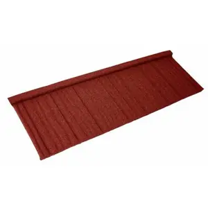 PACK OF 10 (Total 10 Units) - 410mm Thick Lightweight Woodshake Roof Tile - Red - 370mm (L) x 1330mm (W)