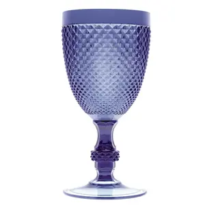 Diamond 390ml Goblet Set (Set of 6) Blue