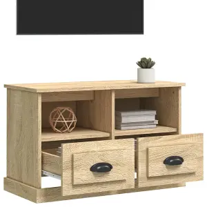 Berkfield TV Cabinet Sonoma Oak 80x35x50 cm Engineered Wood