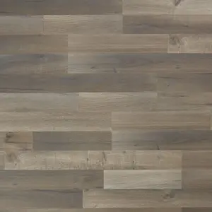 GoodHome Addington Grey Wood planks Oak effect Laminate Flooring, 1.996m²