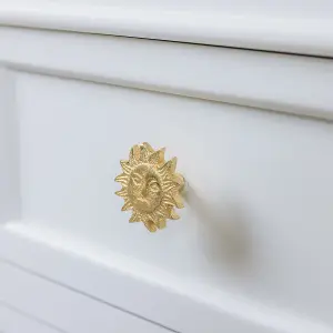 Melody Maison Gold Sun Drawer Knob