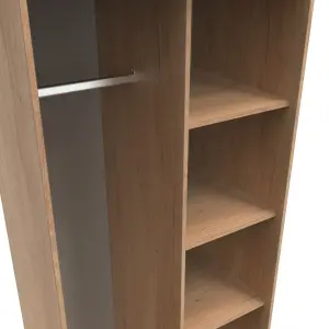 Fuji Open Wardrobe in Nebraska Oak (Ready Assembled)