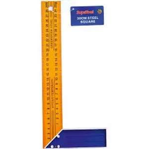 SupaTool Carpentry Square Yellow (20cm)