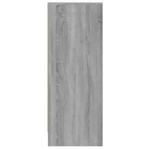 Shoe Cabinet Grey Sonoma 60x35x92 cm Engineered Wood