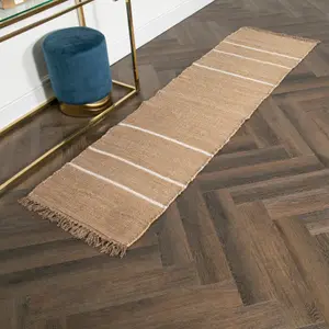 Striped Jute Runner Rug (60 x 230cm)