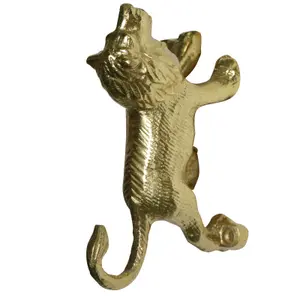 Melody Maison Gold Lion Wall Hook