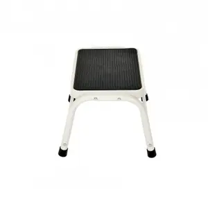 Oypla Single Caravan Step Stool Steel Non Slip Rubber Tread Safety