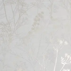 Sublime Pale Gold Hedgerow Smooth Wallpaper Sample