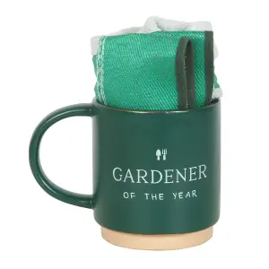 Something Different Gardener Of The Year Gift Set Green/White (One Size)