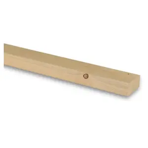 PACK OF 20(Total 20 Units)-47mm x 75mm (3x2")(45mm x 70mm Finish) C16 Kiln Dried Regularised Timber Carcassing-3m Length