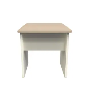 Albert Stool in Cream Ash & Oak (Ready Assembled)