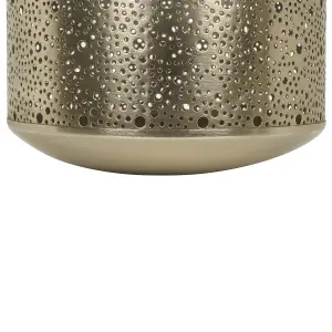 Beliani Glam Lantern CORFU Metal Gold