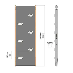 Rebo Montessori Pikler Style Climbing Ramp