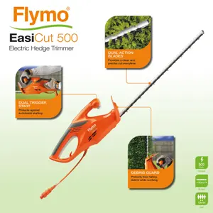 Flymo Easicut 500 Corded 500W Hedge trimmer - 500mm