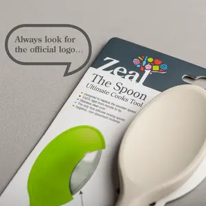 Zeal Silicone Cooking Spoon Cream