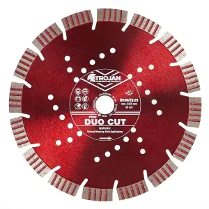 Trojan Pro Duo Cut Diamond Blade 230mm/9" x 22.23