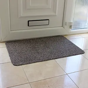 JVL Tanami Machine Washable Doormat and Runner, Brown