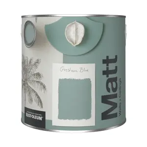 Rust-Oleum Washable Matt Wall Paint - Gresham Blue 2.5L