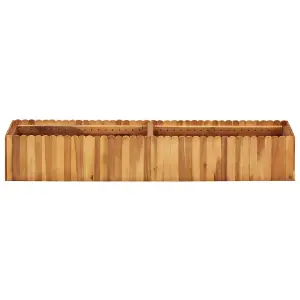 Berkfield Garden Raised Bed 150x30x25 cm Solid Acacia Wood