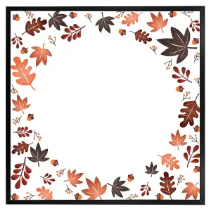 Decorative autumn (Picutre Frame) / 16x16" / White