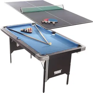 Tekscore Folding Leg Pool Table & Table Tennis Top