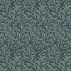 William Morris Midnight Bough Ditsy Smooth Wallpaper