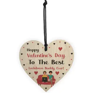 Valentines Day Gift Card For Boyfriend Girlfriend Funny Lockdown Gift For Couple Keepsake