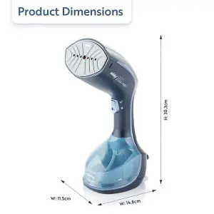 Minky Handheld Garment Steamer, Blue