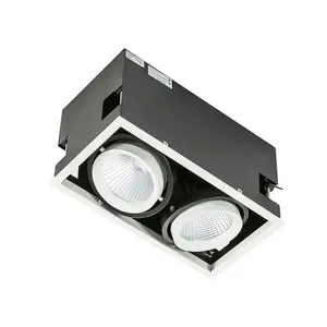 Luminosa Modern Technical LED Recessed Ceiling White, Black, Warm White 3000K 3045lm