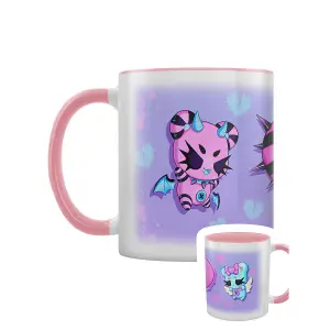 Cosmic Boop My Two Halves Inner Two Tone Mug Purple/White/Pink (One Size)