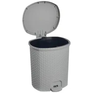 Keeeper Pedal Waste Bin 21 Litre Nordic Grey