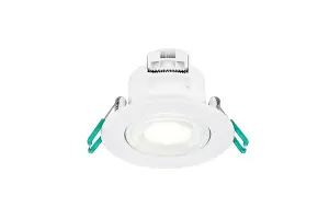 Sylvania SylSpot Cool White IP44 rated 5W Recessed LED Spotlight - 3 Pack