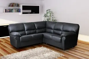 Saga Leather Double Corner Sofa