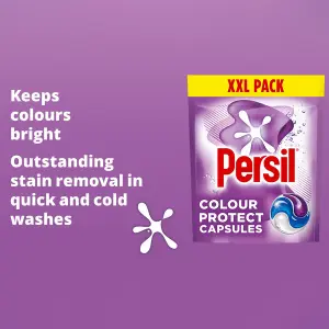 Persil XXL 3 in-1 Washing Capsules Colour Protect Keeps Colour Bright 48W, 4pk