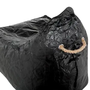 Beliani Modern Bean Bag Black DROP