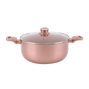 Cermalon Rose Gold 8 Piece Cookware Set