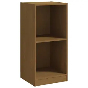 Berkfield Side Cabinet Honey Brown 35.5x33.5x76 cm Solid Pinewood