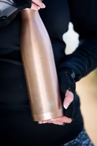 Built 740ml Double Walled Stainless Steel Water Bottle Rose Gold