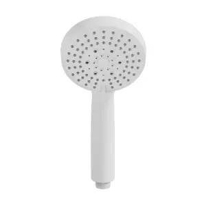 GoodHome Tummel White 3-spray pattern Shower head, 243mm